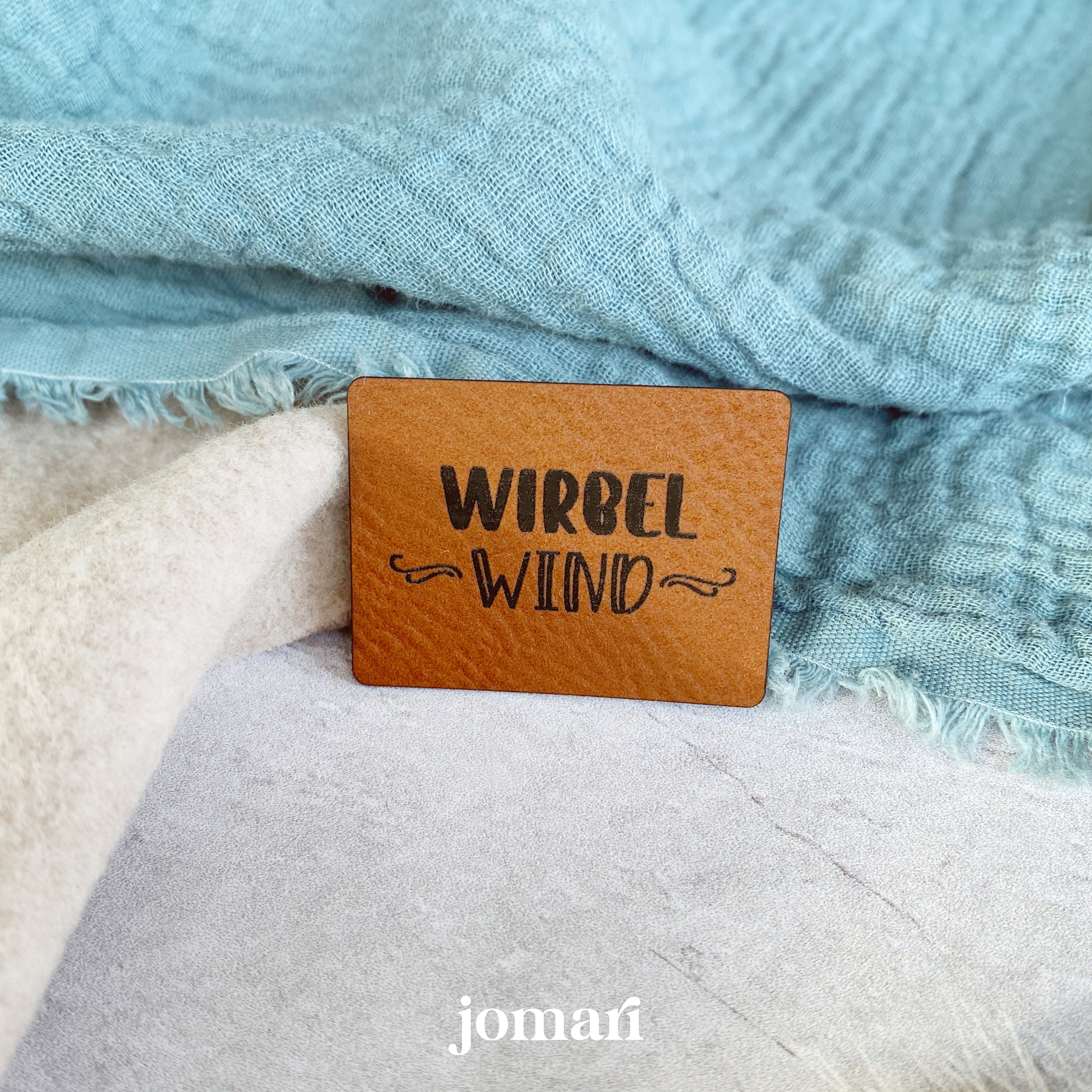 Kunstlederlabel - Wirbelwind