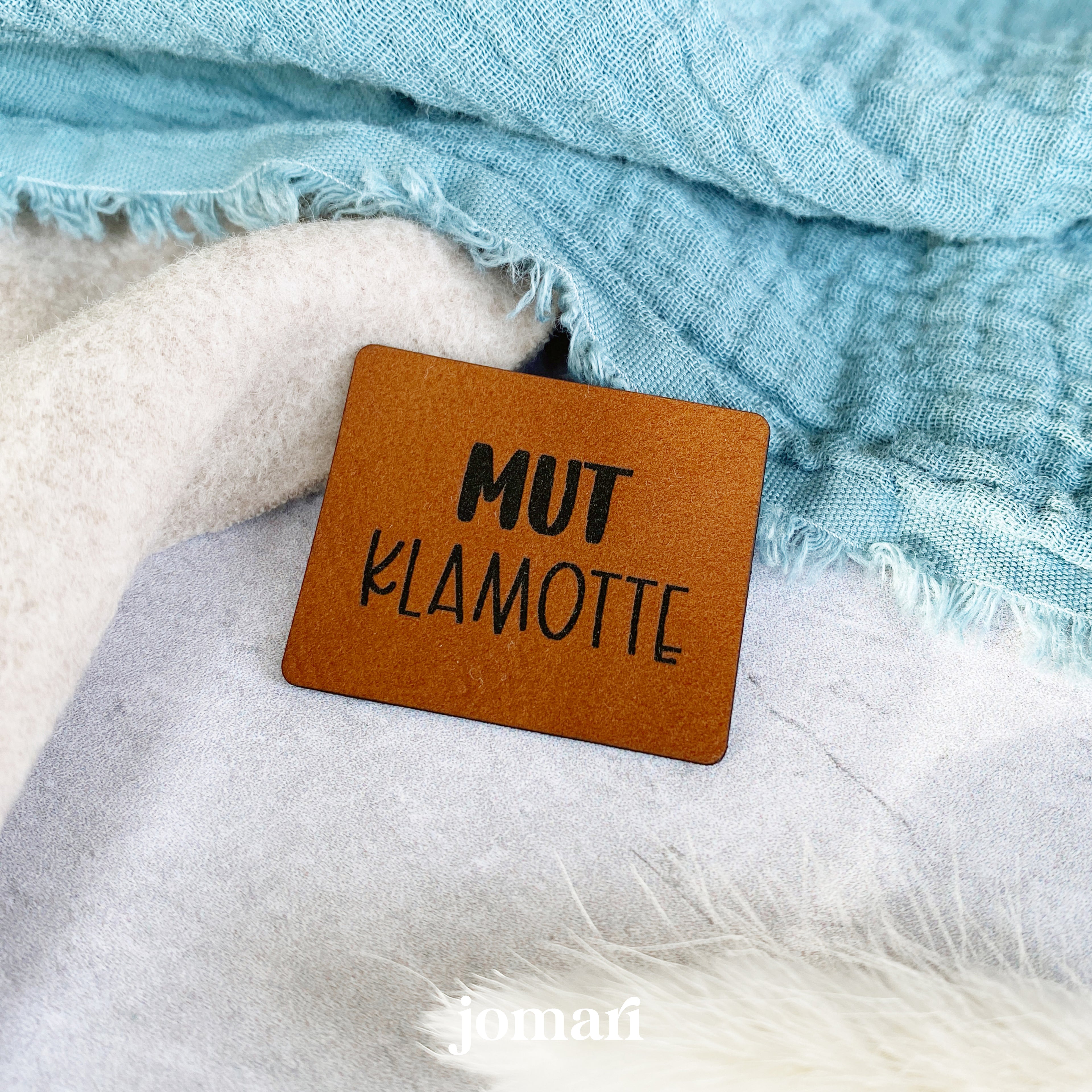 Kunstlederlabel - Mut Klamotte