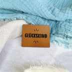 Kunstlederlabel - Glückskind