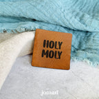 Kunstlederlabel - Holy moly