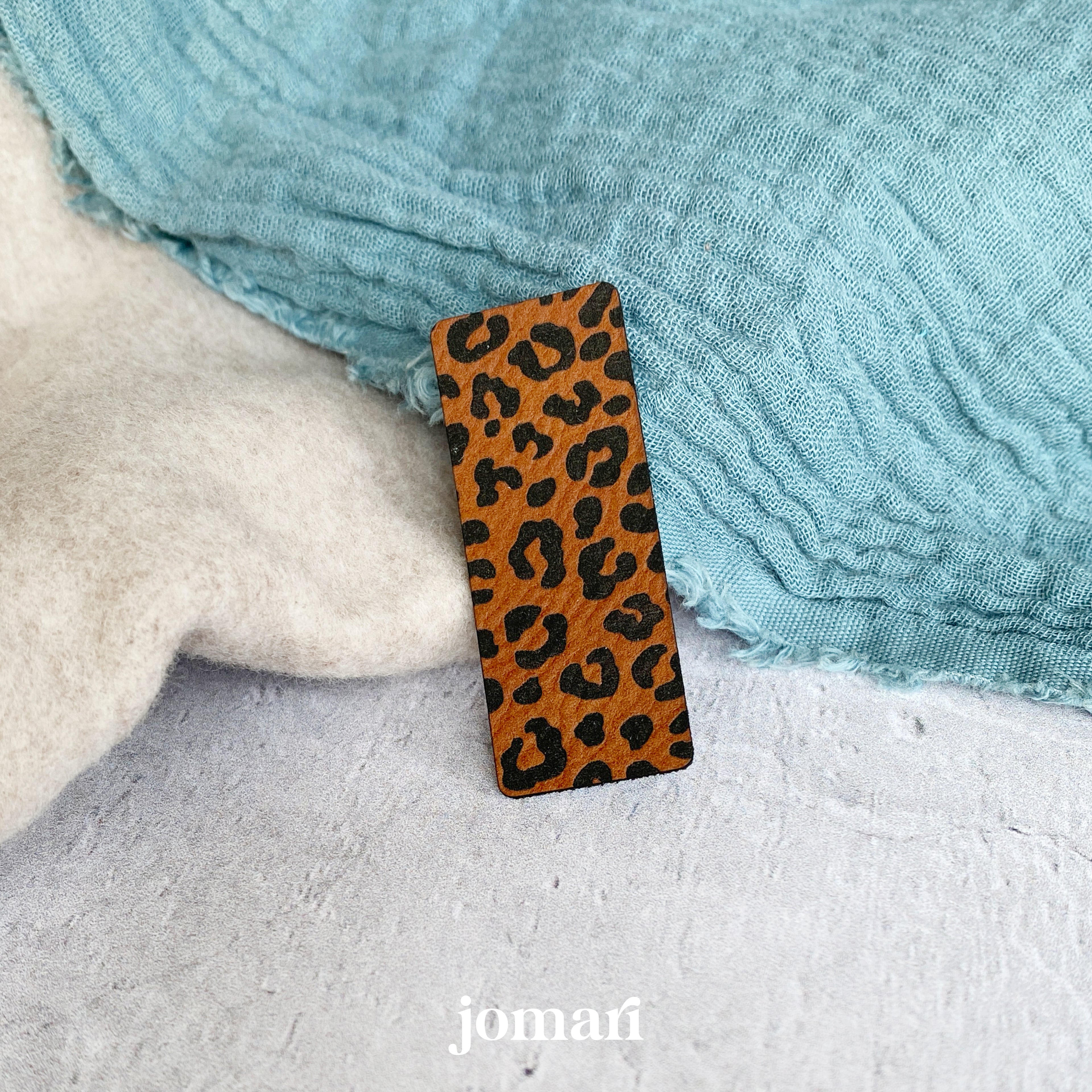 Kunstlederlabel - Leo Klapplabel