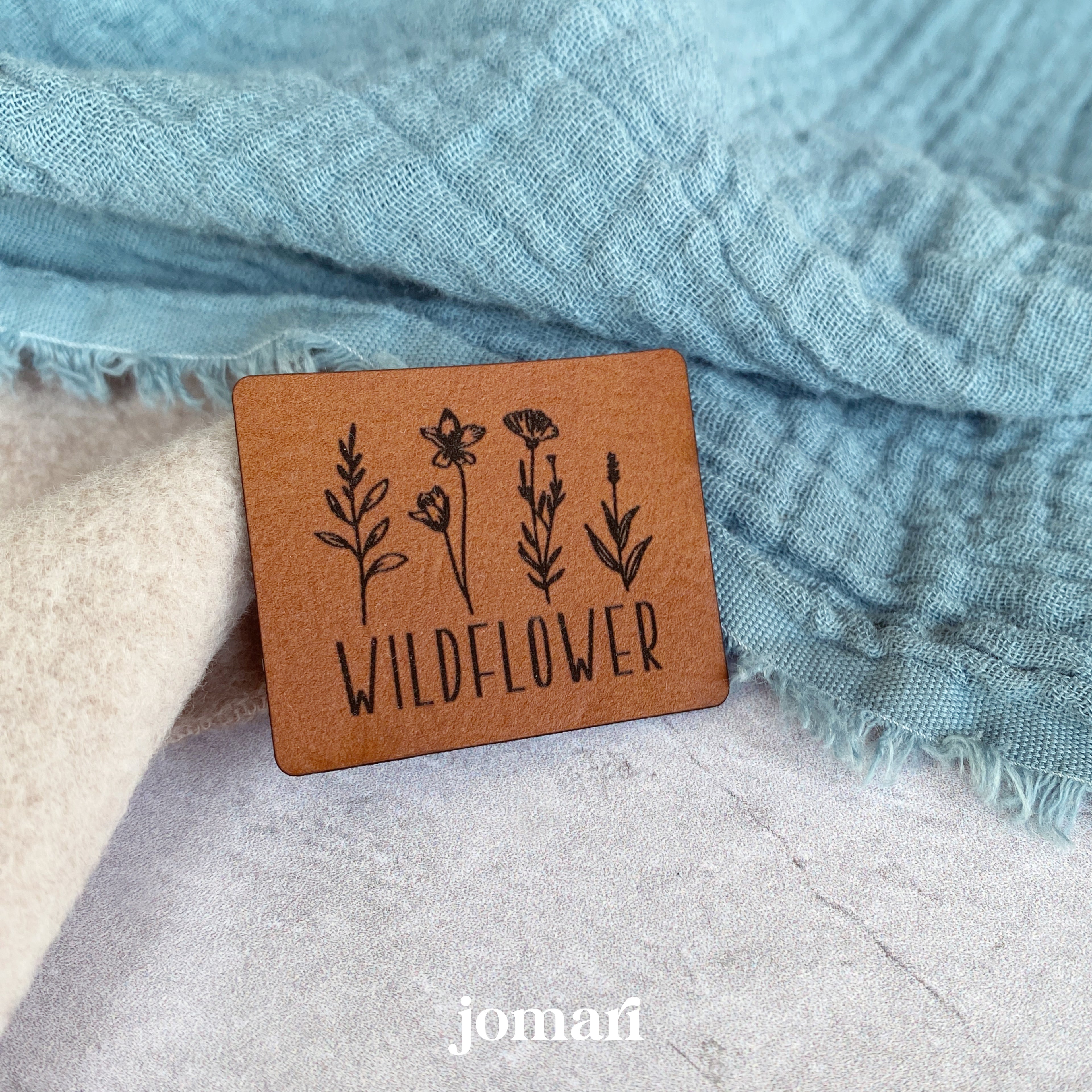 Kunstlederlabel - Wildflower