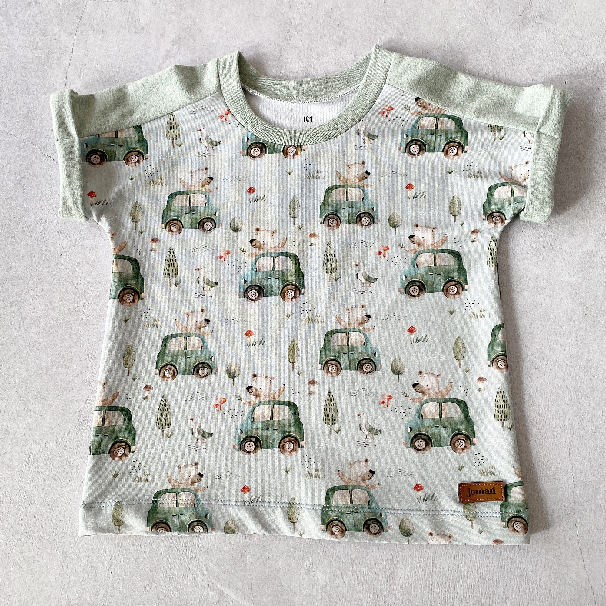 Krempelshirt «Autobär» | Grösse 104