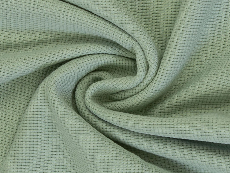 Waffeljersey altmint hell