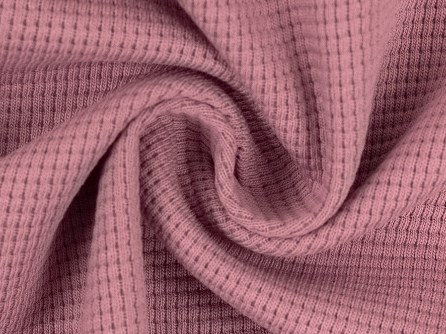 Waffeljersey altrosa