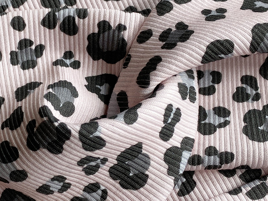 Rippenjersey Rosa Leo